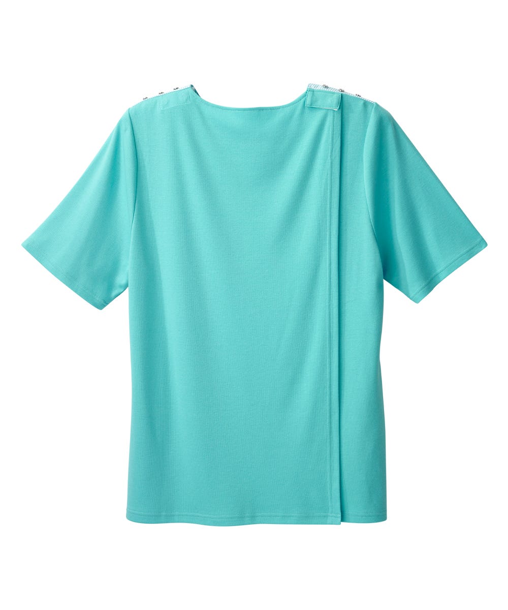 Women's Open Back Top with Embroidery Detail - Clearance