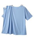Women's Open Back Top with Embroidery Detail