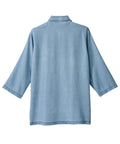 Women's Self Dressing Magnetic Closure Chambray Style Jacket