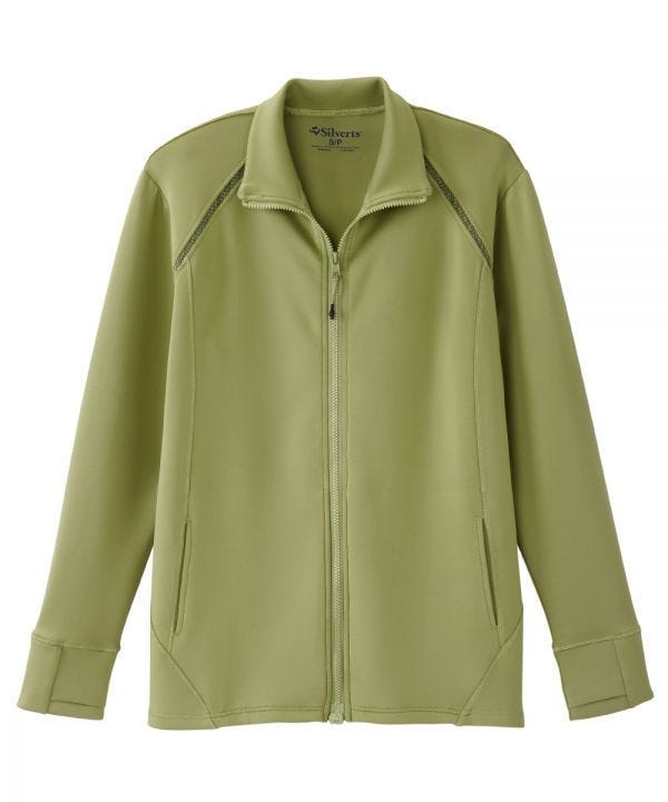 Women's Self Dressing Magnetic Zip Active Jacket