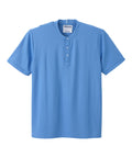 Men's Open Back Henley T-Shirt