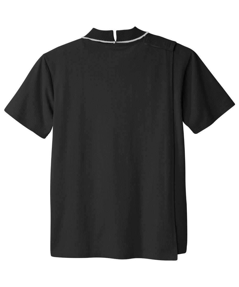 Men's Open Back Polo Shirt with Zip  - Clearance
