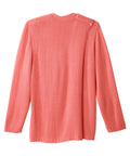 Women's Adaptive Open Back Flower Cardigan