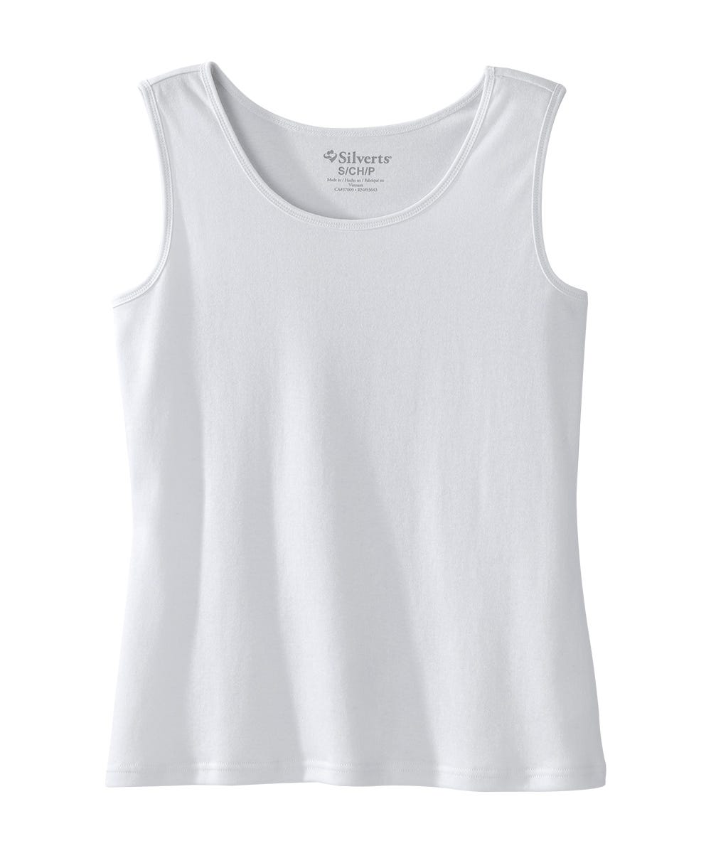 Women's Conventional Sleeveless Undershirt - 3 Pack - Silverts 1
