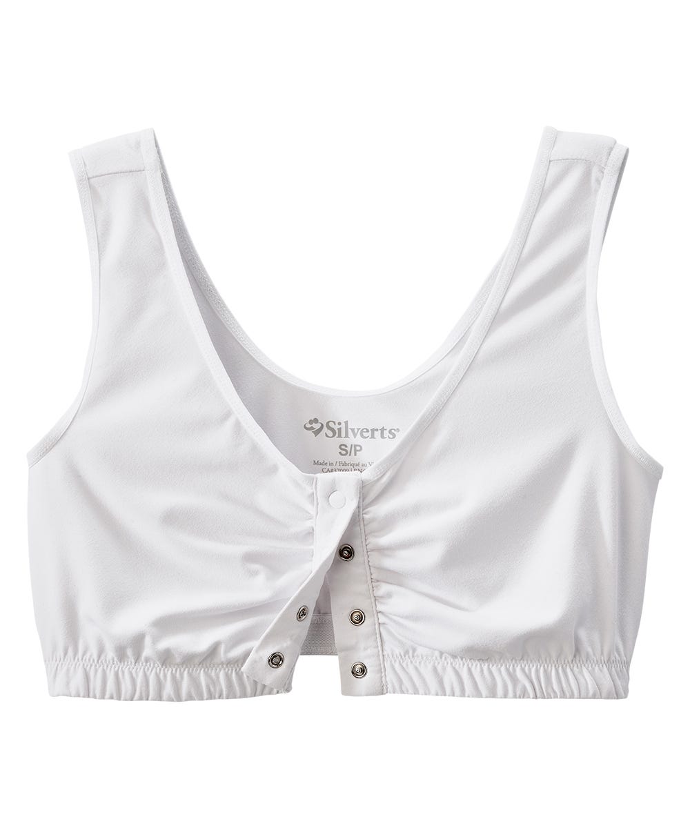 Women's Adaptive Front Snap Closure Bra - Clearance