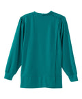 Women's Open Back Long Sleeve Embroidered Sweatshirt