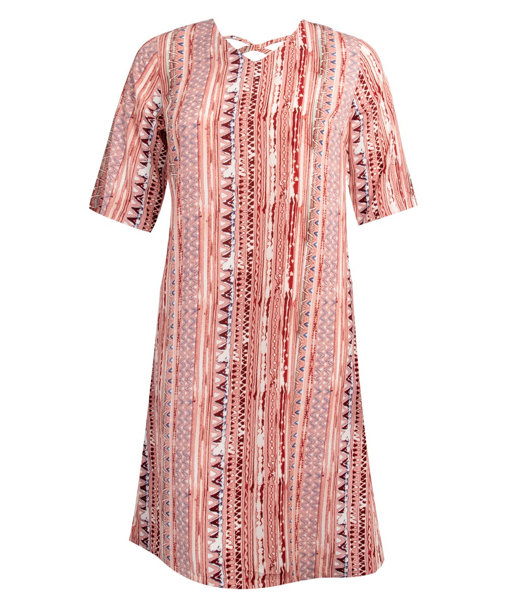 Womens Decorative Neck Adaptive Dress