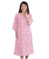 Womens Decorative Neck Adaptive Dress