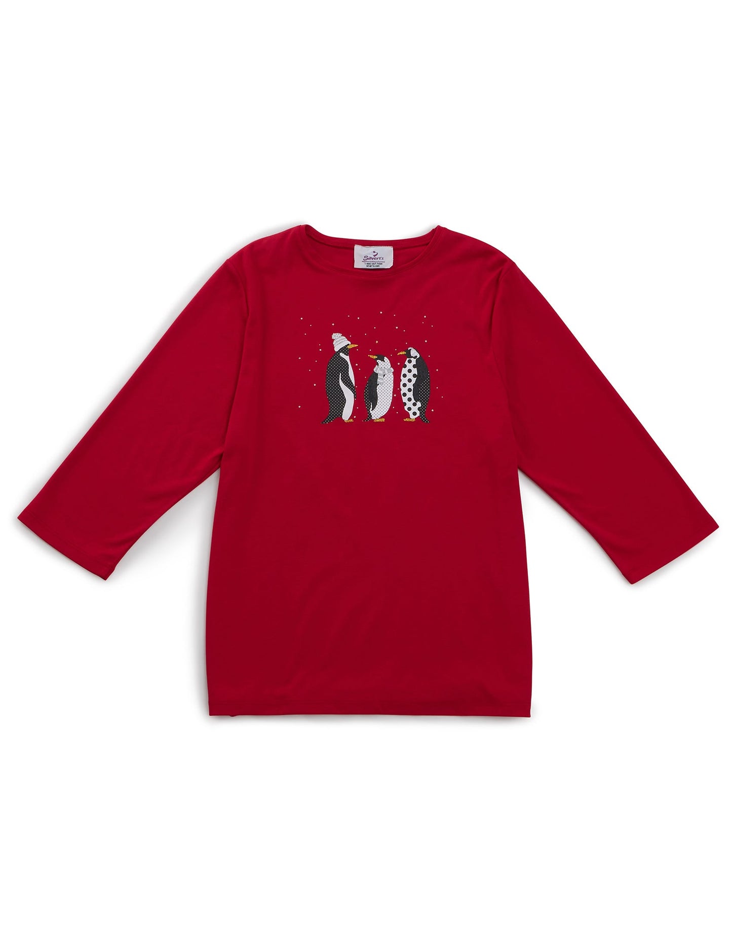 Women's Open Back Seasonal Print Top