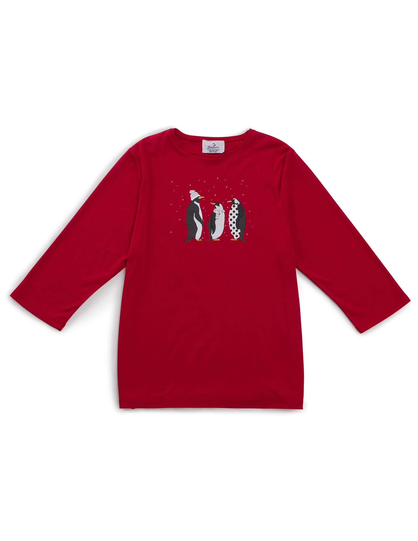 Women's Open Back Seasonal Print Top