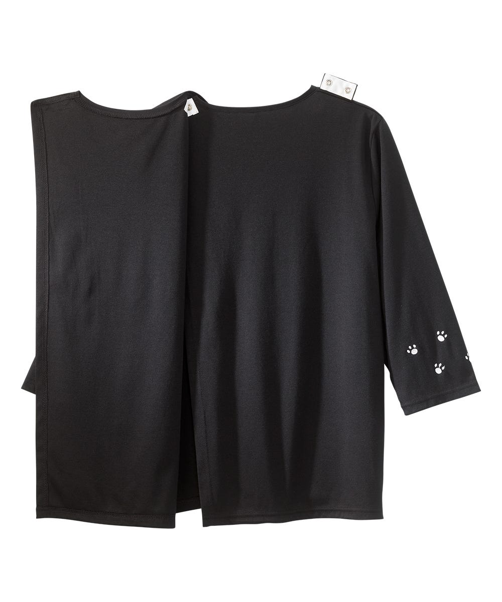 Women's Open Back Seasonal Print Top