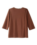 Women's Open Back Patchwork Top