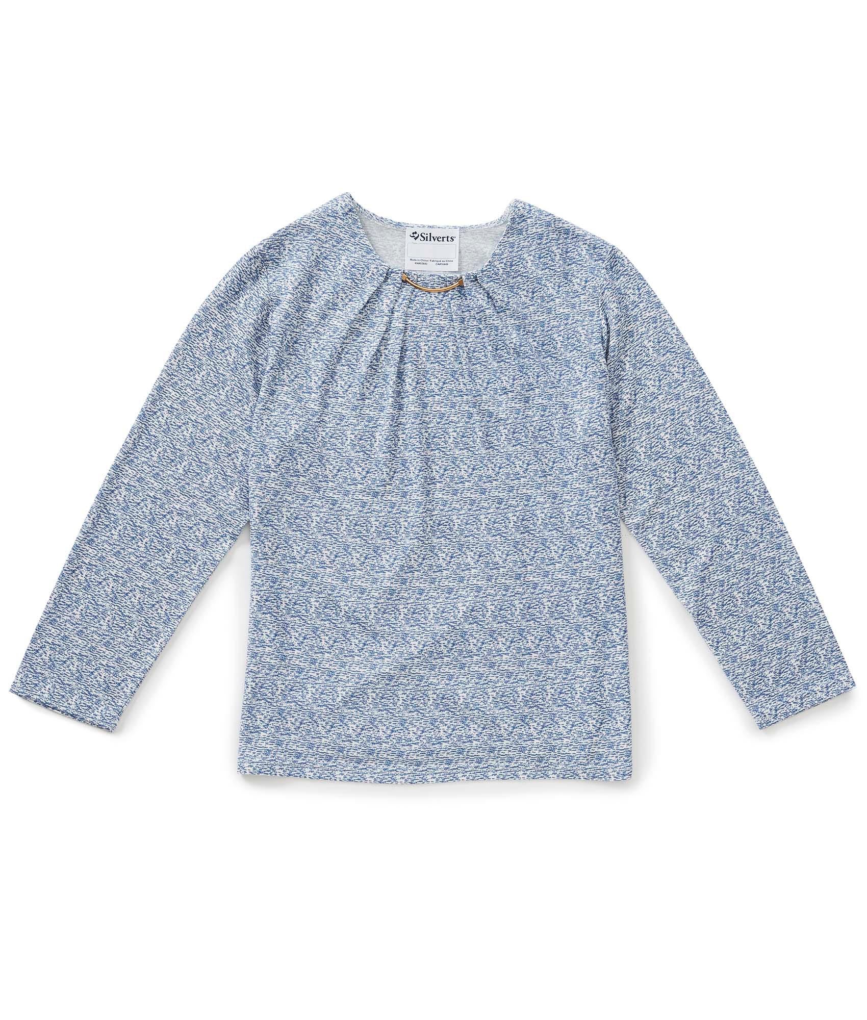 Women's Long Sleeve Open Back Sweater Knit Top - Clearance