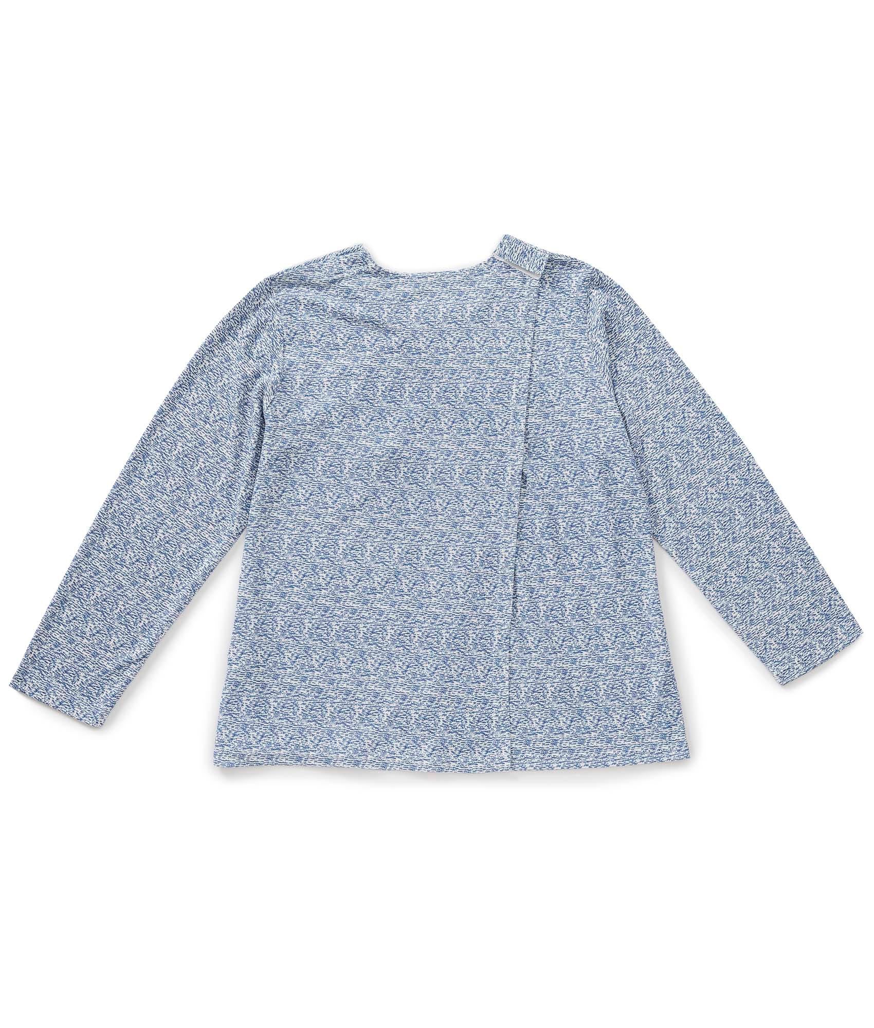 Women's Long Sleeve Open Back Sweater Knit Top - Clearance