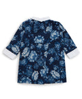 Women's Open Back Collared Top