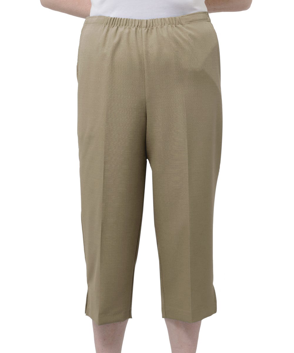 Women's Assisted Dressing Open Back Capris
