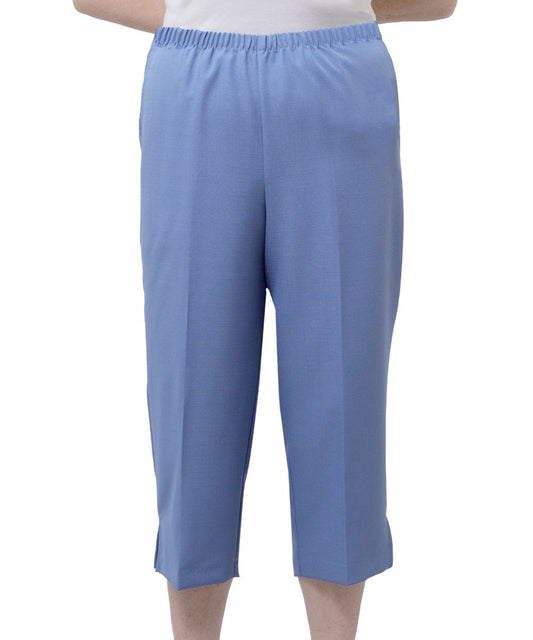 Women's Assisted Dressing Open Back Capris