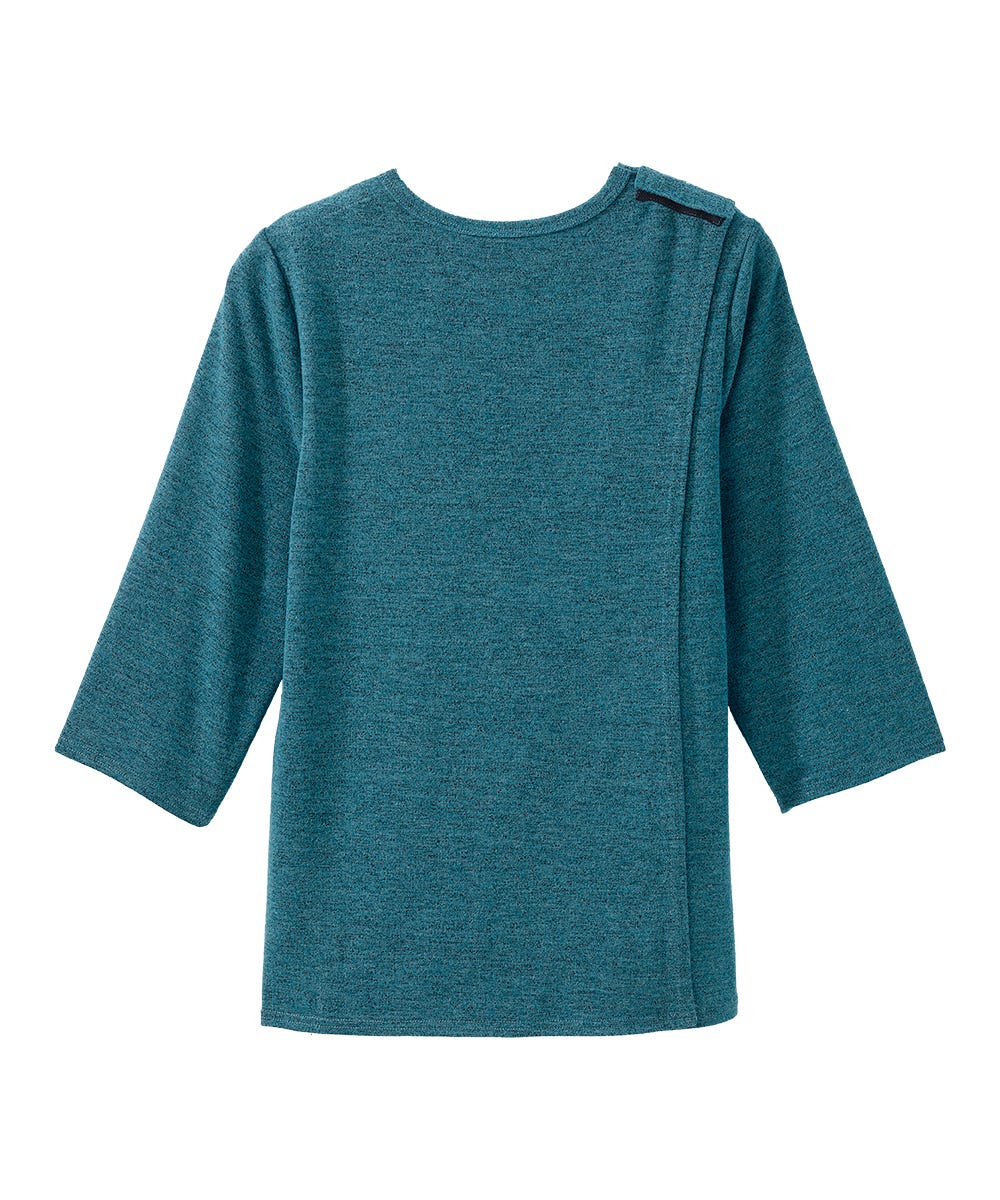 Women's Open Back 3/4 Sleeve Soft Top - Clearance