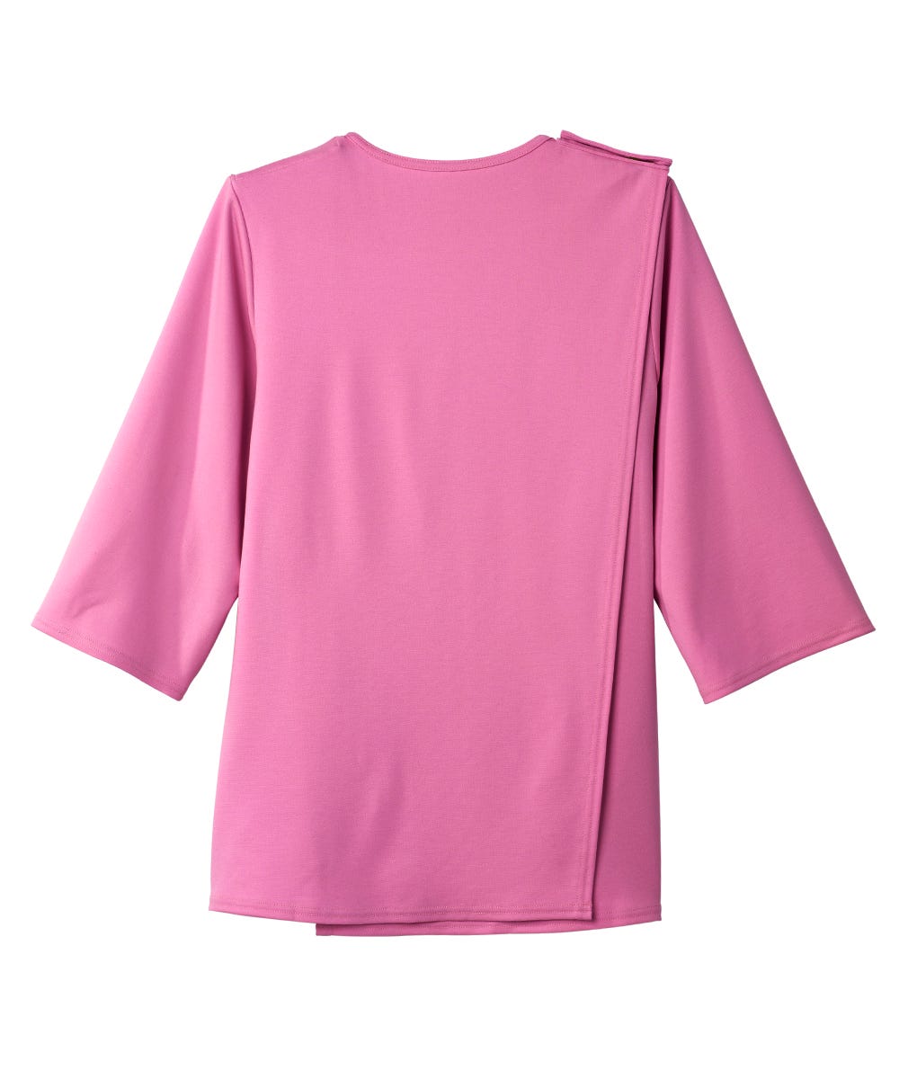 Women's Embroidered Adaptive 3/4 Sleeve Top - Clearance