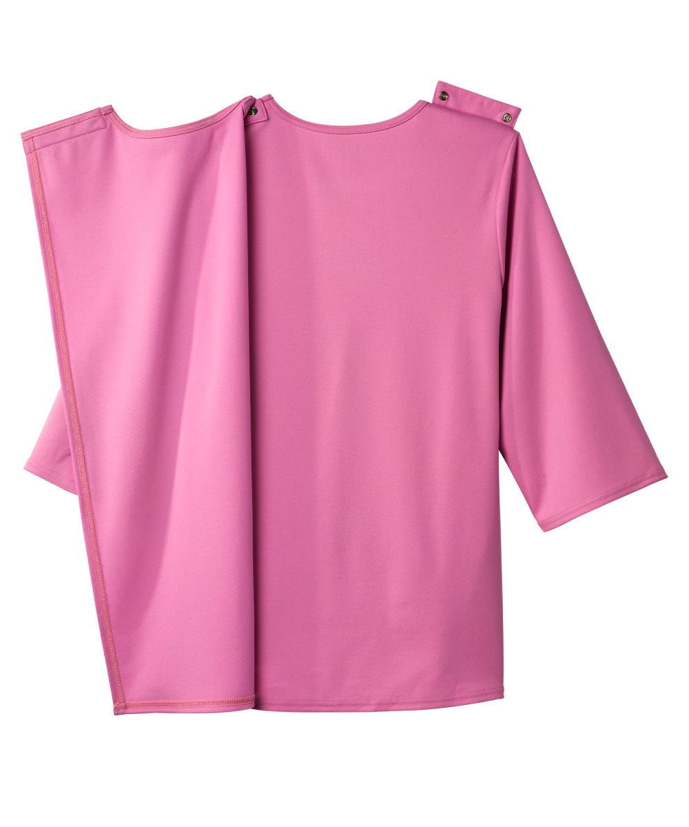 Women's Embroidered Adaptive 3/4 Sleeve Top - Clearance