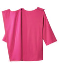 Women's Open Back 3/4 Length Sleeve Top with Embroidery
