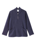 Women's Easy Dressing Open Back Half Zip Track Suit Top - Clearance