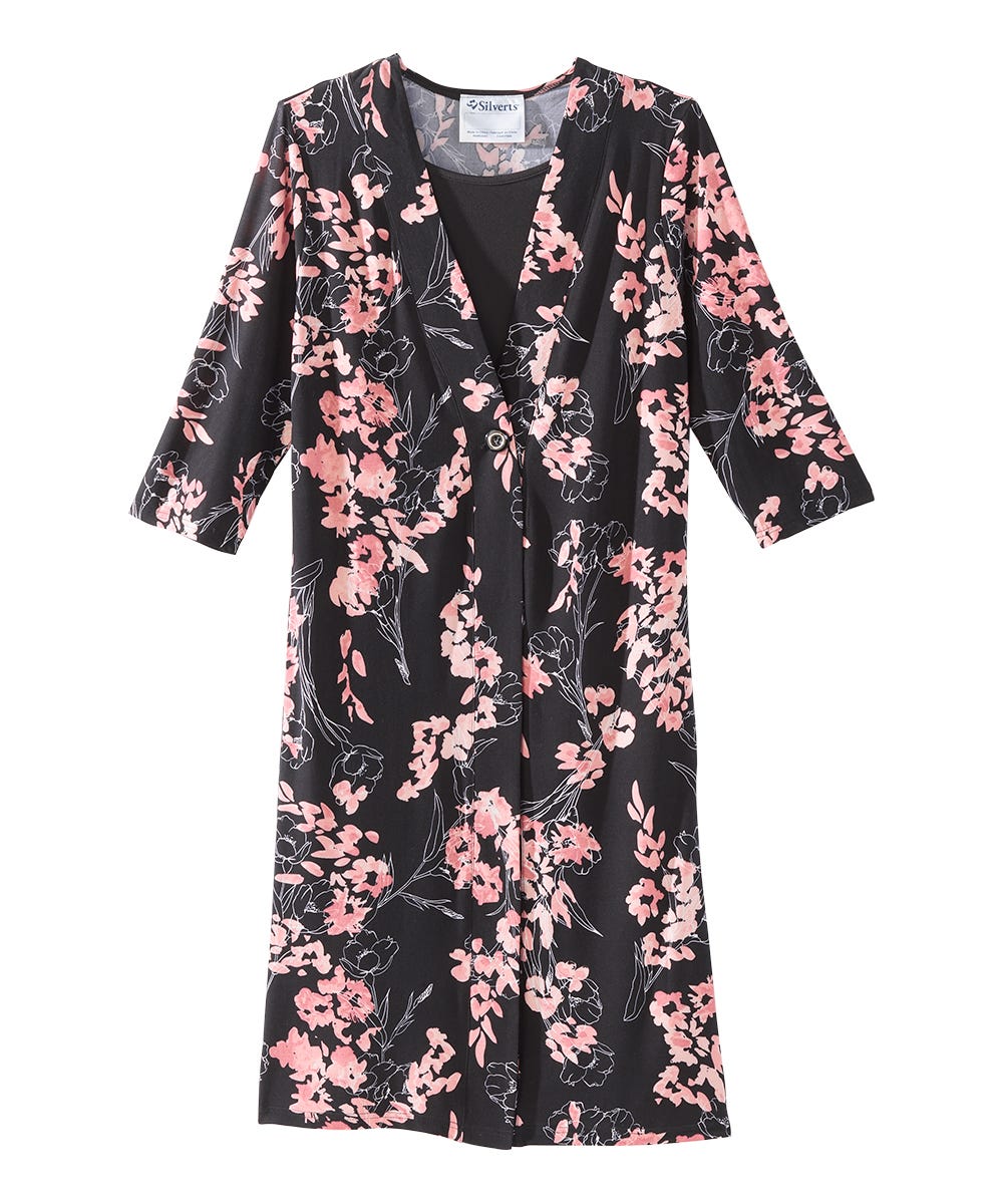 Women's Open Back Twofer Dress - Clearance