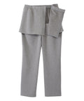 Women's Petite Open Back Fleece Pant
