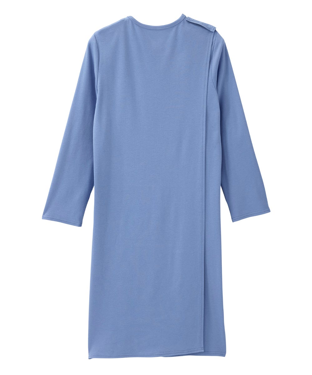 Women's No Peek Hospital & Home Care Long Sleeve Gown - Clearance