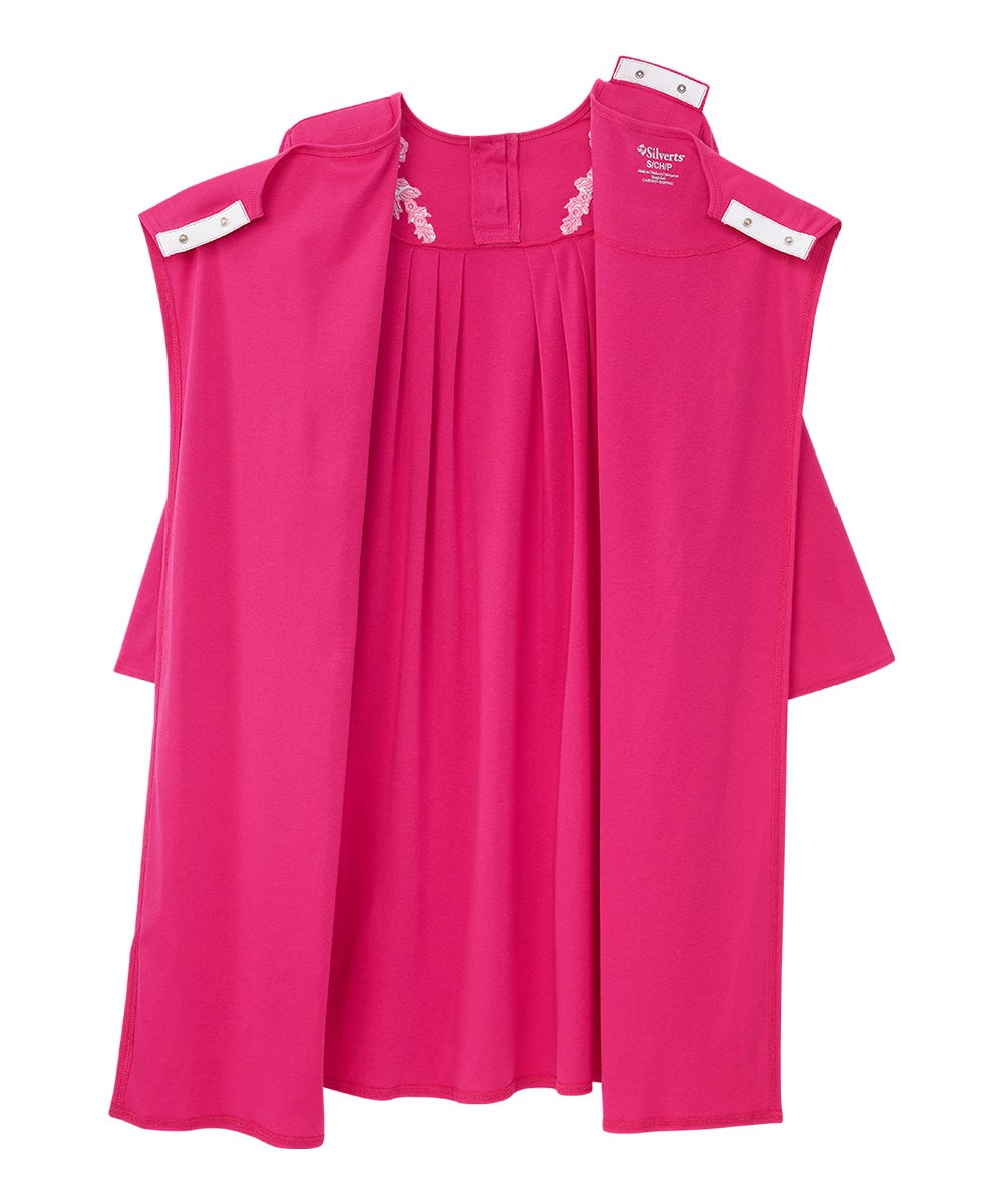 Women's No Peek Hospital & Home Care Long Sleeve Gown - Clearance