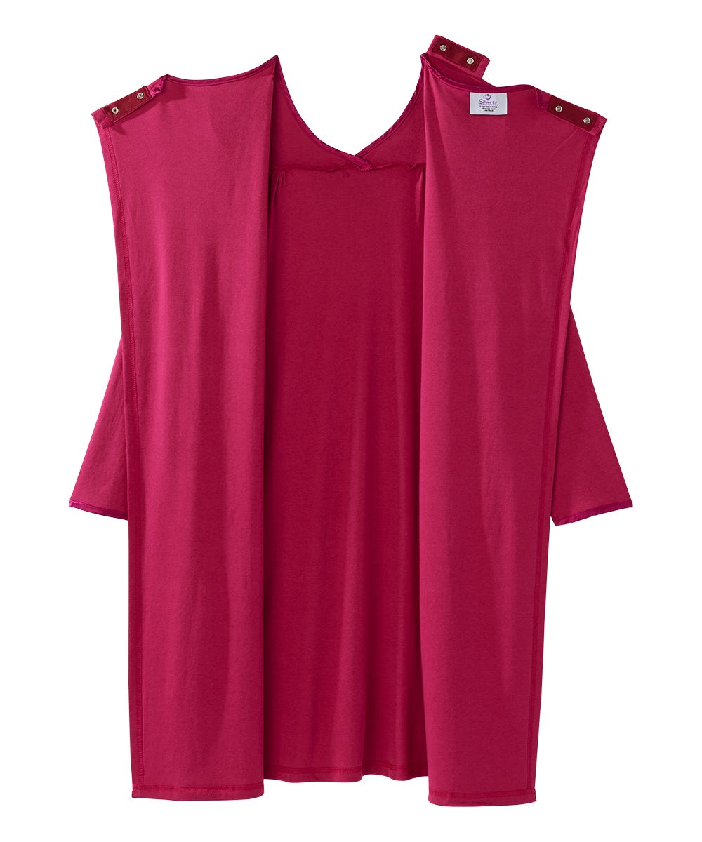 Women's Soft Bow Open Back Nightgown