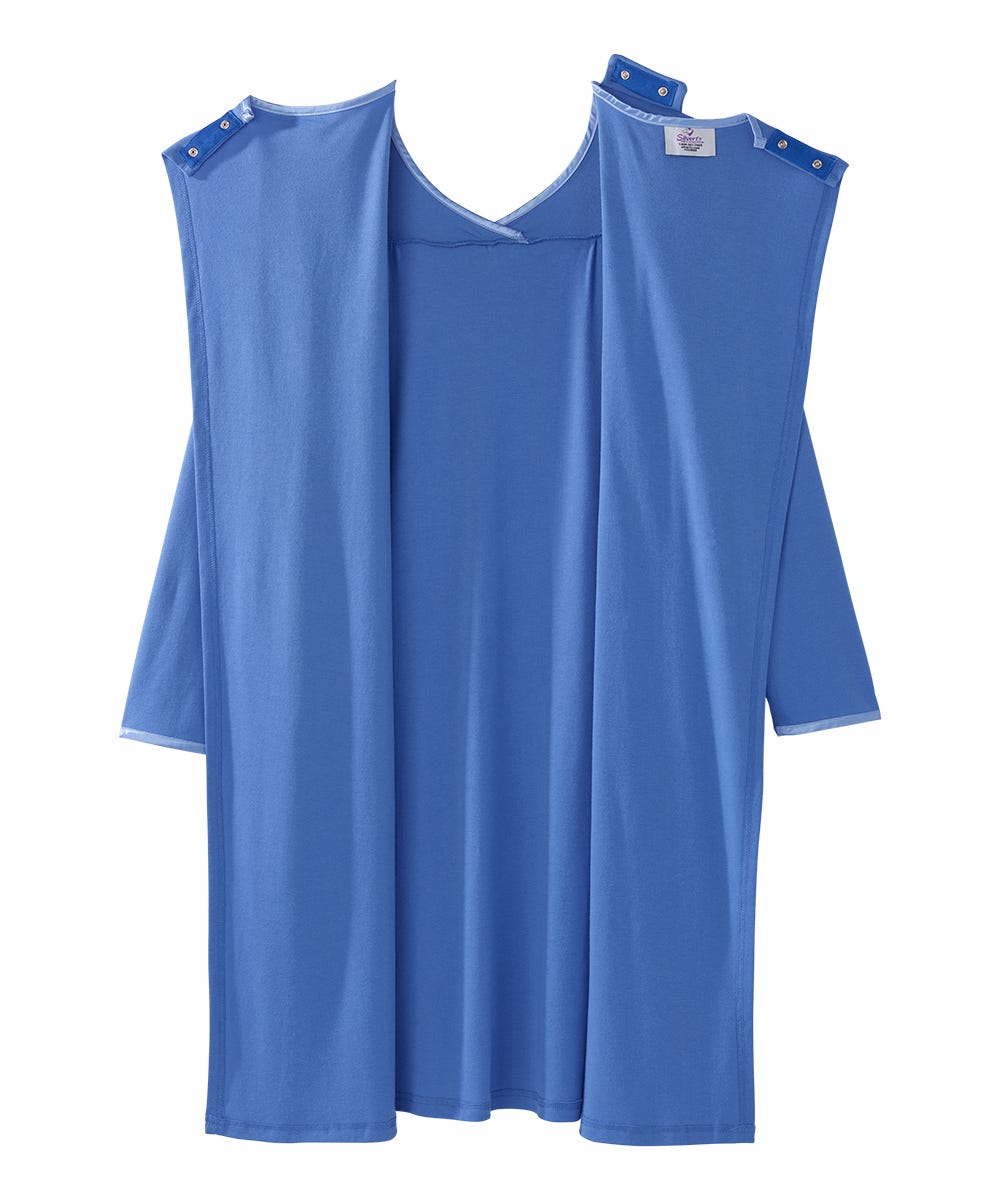 Women's Soft Bow Open Back Nightgown