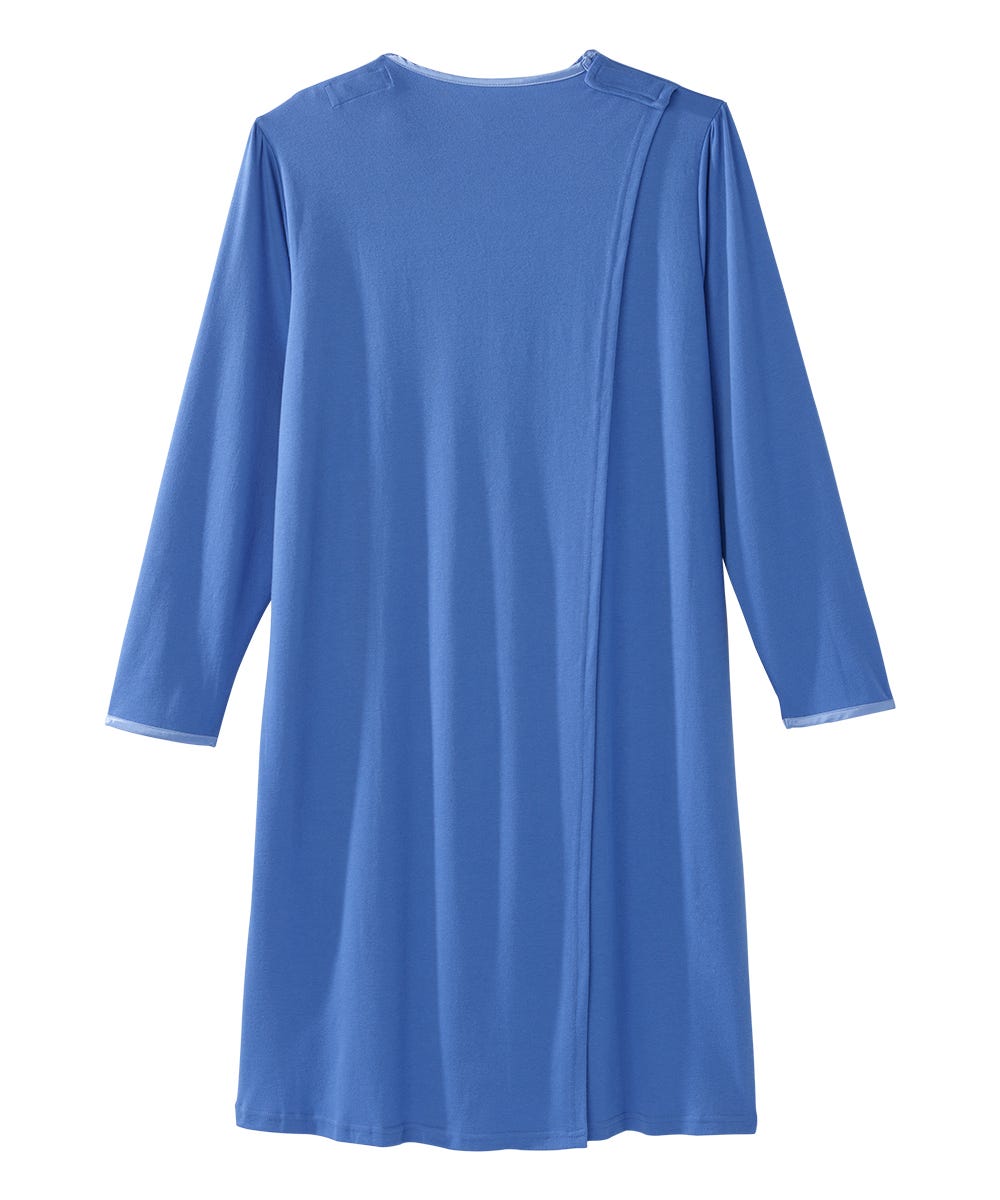 Women's Soft Bow Open Back Nightgown