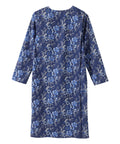 Women's No Peek Open Back Flannel Nightgown