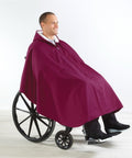 Warm Wheelchair Cape for Women & Men with Hood - Silverts 3