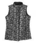 Women's Reversible Magnetic Snap Front Puffer Vest