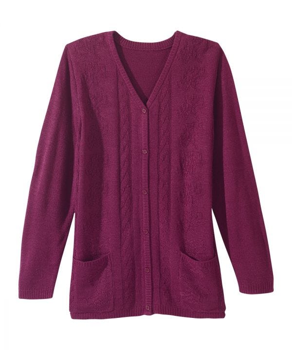 Women's Open Back Cardigan - Clearance