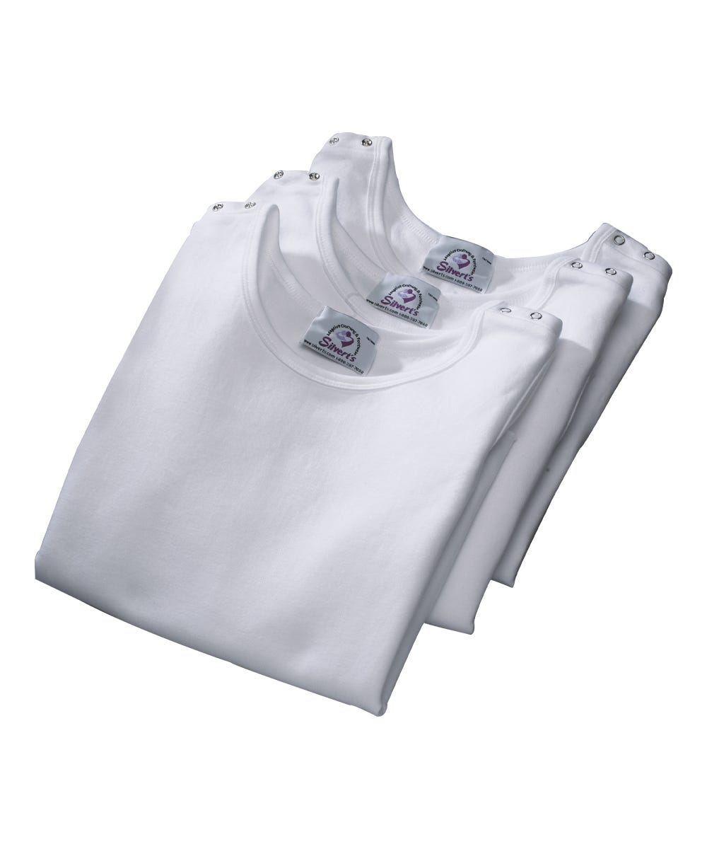 3 Pack - Men's Adaptive Sleeveless Undershirt - Clearance