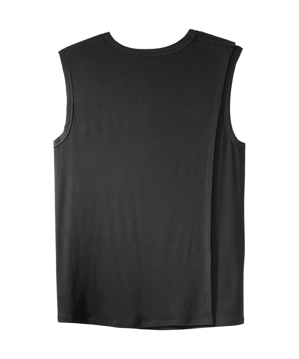 Mens Soft Modal Open Back Undervest - Clearance