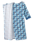 Women's Open Back V-Neck Lace Trim Nightgown