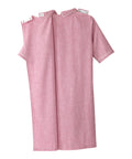 Women's Adaptive Open Back Embroidered Linen Dress