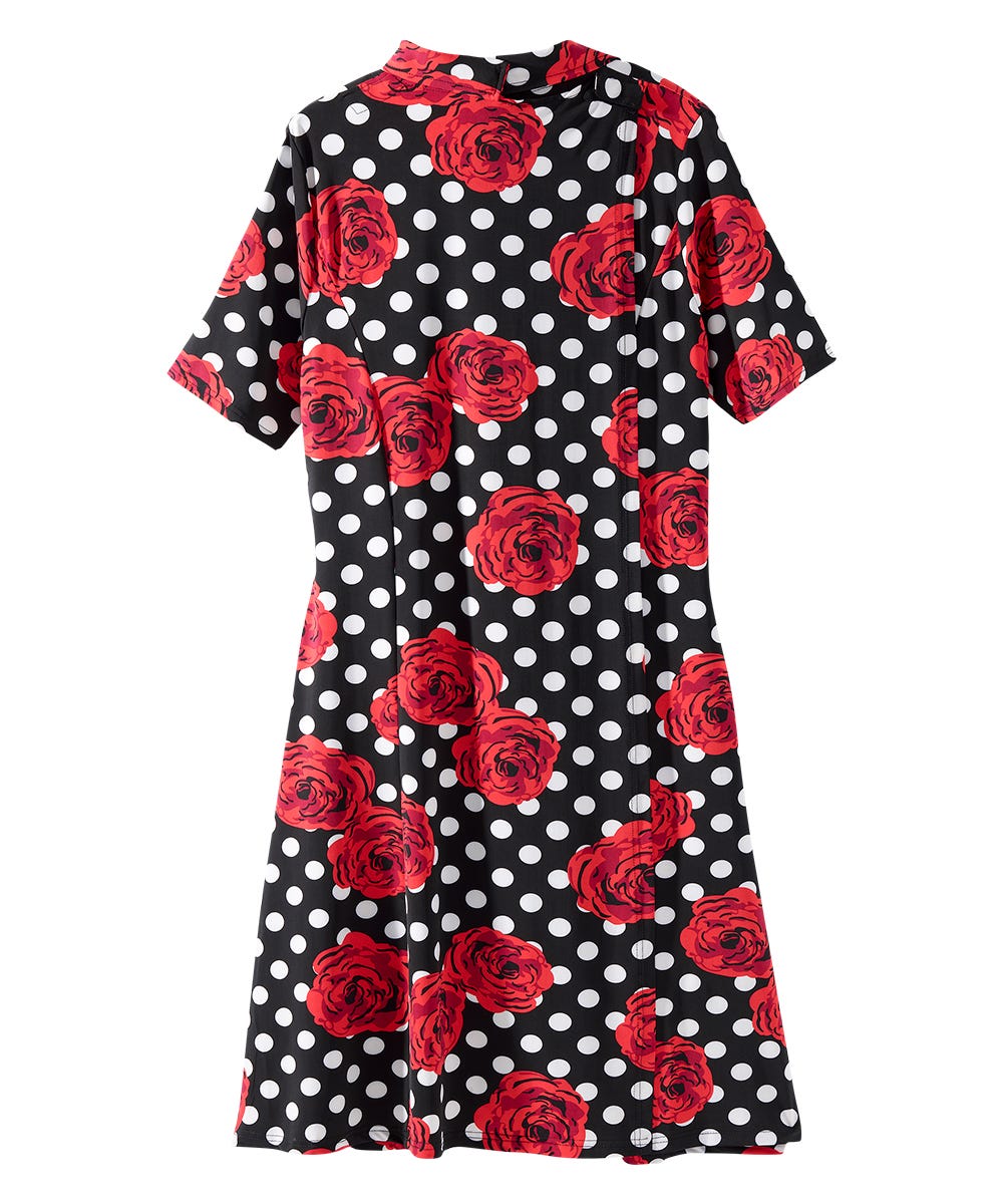 Women's Open Back Collared Dress