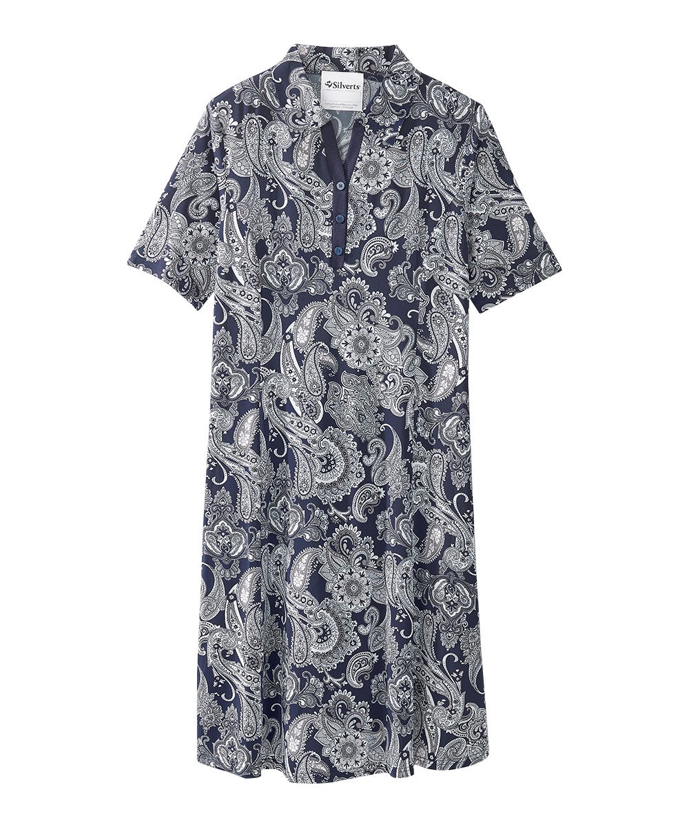 Women's Open Back Collared Dress
