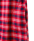 Men's Open Back No Peek Flannel Nightgown