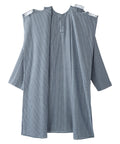 Men's Open Back No Peek Flannel Nightgown