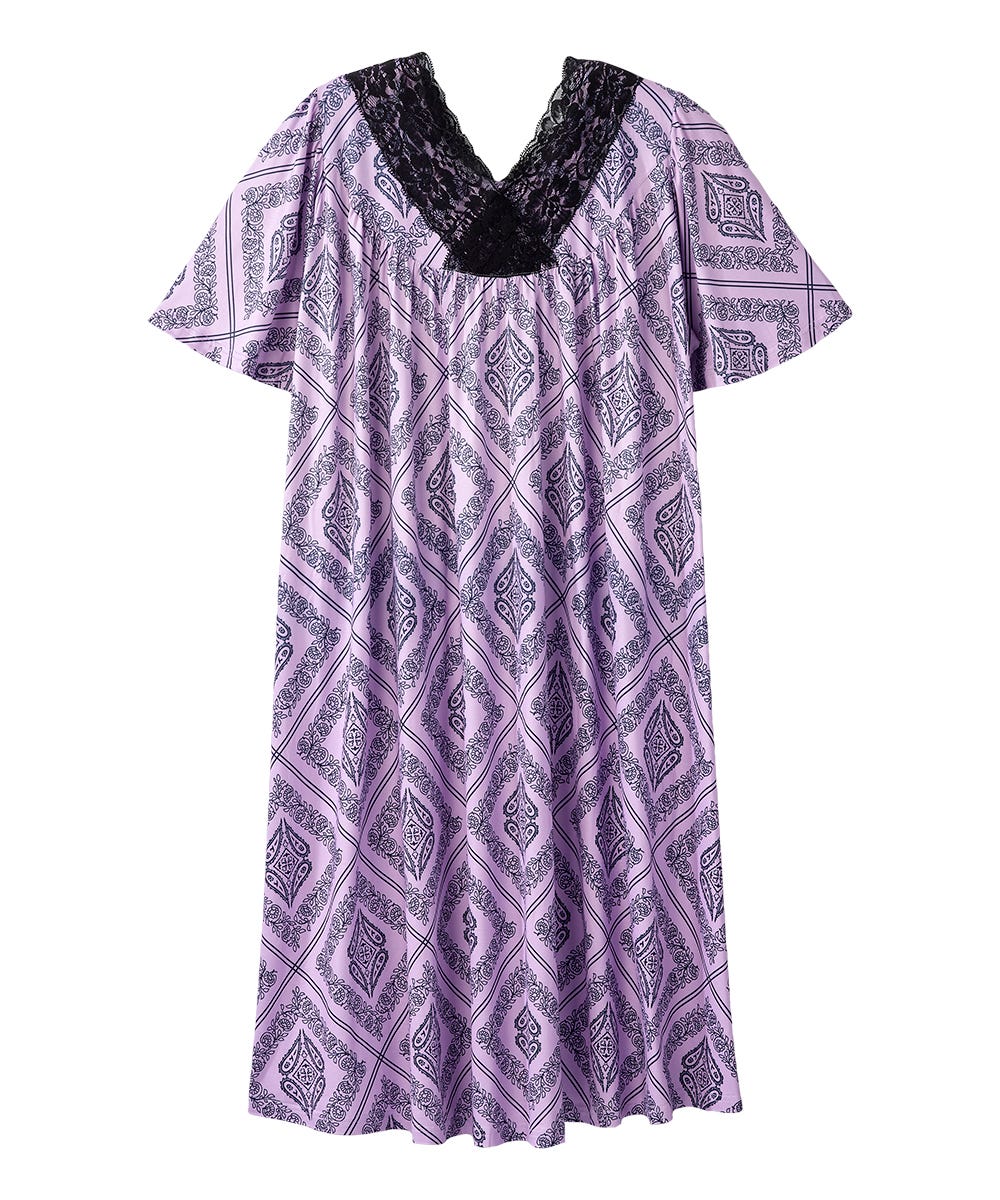 Women's Buttery Soft Easy-On Lounge Dress - MuuMuu Nightgown