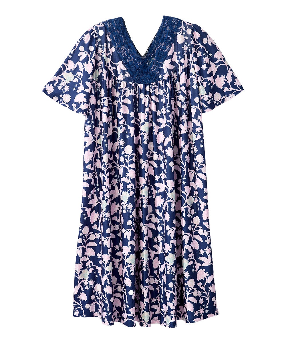 Women's Buttery Soft Easy-On Lounge Dress - MuuMuu Nightgown