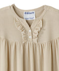 Women's Open Back Waffle Knit Nightgown