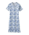 Women's Open Back Ruffle Hospital & Home Care Gown