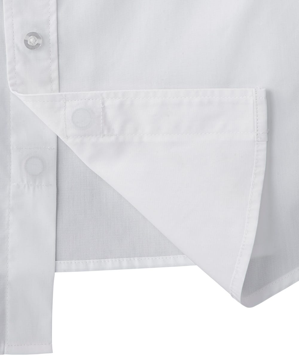 Magnetic Buttons Men's Short Sleeve Shirt